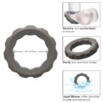 Alpha Liquid Silicone Erect Ring – Gray - Image 2