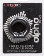 Alpha Liquid Silicone Muscle Ring – Black - Image 2