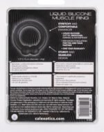 Alpha Liquid Silicone Muscle Ring – Black - Image 3