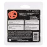 Alpha Liquid Silicone Tri-Ring Cock Ring – Orange - Image 11