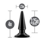 Anal Adventures Basic Vibrating Anal Plug – Black - Image 3
