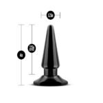 Anal Adventures Easy Plug Anal Plug – Black - Image 2