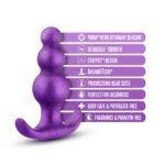 Anal Adventures Matrix Supernova Plug Platinum-Cured Silicone Galactic Purple - Image 2