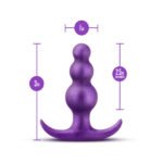Anal Adventures Matrix Supernova Plug Platinum-Cured Silicone Galactic Purple - Image 3