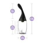 Anal Adventures Platinum Aqua Jet Anal Douche – Black - Image 4
