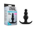 Anal Adventures Platinum - Beaded Plug - Black - Image 3