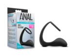 Anal Adventures - Platinum - Cock Ring Plug - Black - Image 2