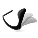 Anal Adventures - Platinum - Cock Ring Plug - Black - Image 6