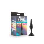 Anal Adventures Platinum - Silicone Beginner Plug - Medium - Black - Image 6