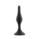 Anal Adventures Platinum - Silicone Beginner Plug - Small - Black - Image 5