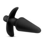 Anal Adventures Platinum - Silicone Vibrating Plug - Black - Image 2