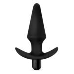 Anal Adventures Platinum - Silicone Vibrating Plug - Black - Image 7