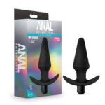 Anal Adventures Platinum - Silicone Vibrating Plug - Black - Image 8