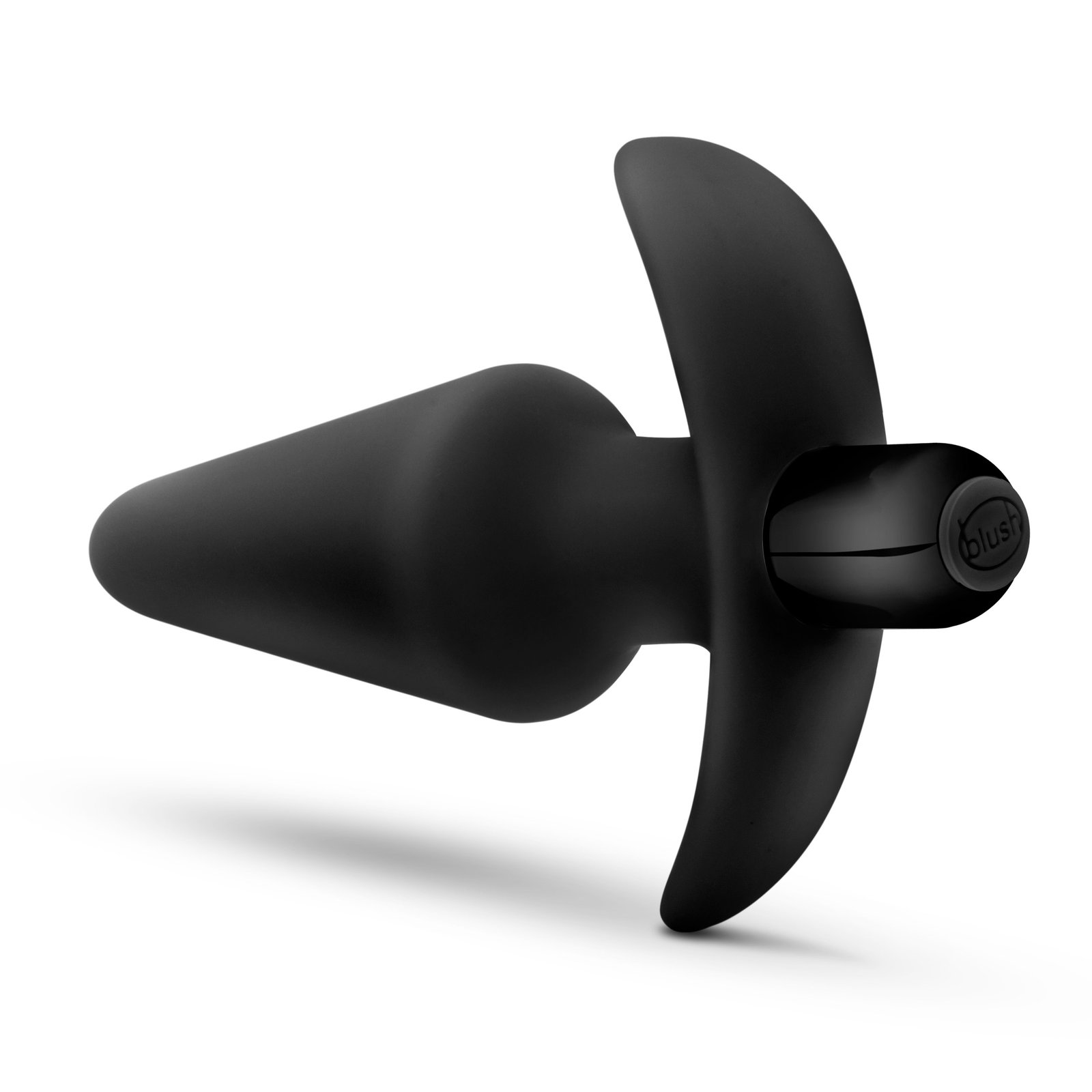 anal-adventures-platinum-silicone-vibrating-plug-black Anal Adventures Platinum - Silicone Vibrating Plug - Black - Image 1