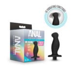 Anal Adventures- Platinum- Silicone Vibrating Prostate Massager 02-Black - Image 4