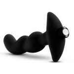 Anal Adventures- Platinum - Silicone Vibrating Prostate Massager 03- Black - Image 3
