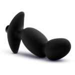 Anal Adventures- Platinum - Silicone Vibrating Prostate Massager 04-Black - Image 3