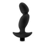 Anal Adventures- Platinum - Silicone Vibrating Prostate Massager 04-Black - Image 4