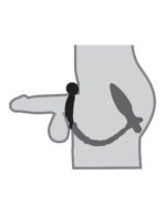 Anal Fantasy Collection Ass Kicker With Cockring - Black - Image 3