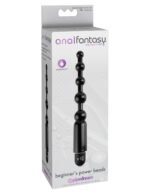 Anal Fantasy Collection Beginners Power Beads - Black