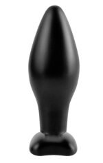 Anal Fantasy Collection Medium Silicone Plug - Black - Image 2