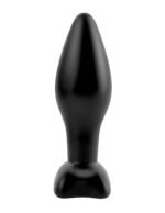 Anal Fantasy Collection Small Silicone Plug - Black - Image 2
