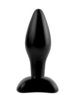 Anal Fantasy Collection Small Silicone Plug - Black - Image 3