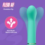 Aria - Flirty Af 2.0 - Rechargeable Vibe - Teal - Image 3