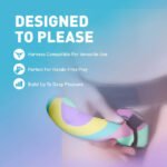 Avant Daydream Curved Silicone Anal Plug – Pastel Multi - Image 3