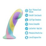 Avant Daydream Curved Silicone Anal Plug – Pastel Multi - Image 4