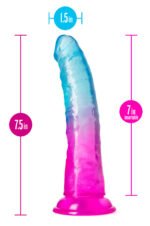 B Yours - Beautiful Sky - 7 Inch Dildo - Sunset - Image 2