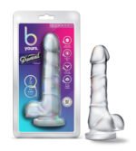 Blush B Yours Diamond Quartz Clear Phthalate-Free Dildo with Suction Cup Base - Image 3