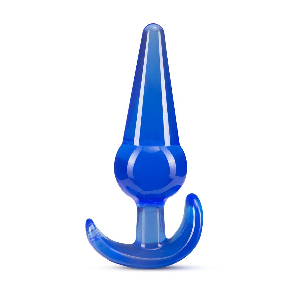 b-yours-large-anal-plug-blue B Yours - Large Anal Plug - Blue - Image 1