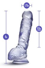 Blush B Yours Plus Hearty N Hefty Clear Dildo - Image 3