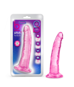 Blush B Yours Plus Lust N Thrust TPE Dildo with Suction Cup Base – Pink - Image 6
