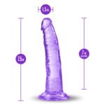 Blush B Yours Plus Lust N Thrust Realistic Dildo – Purple - Image 5