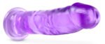 B Yours Plus Thrill N Drill Purple TPE Dildo with Suction Cup - Image 2