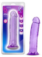 B Yours Plus Thrill N Drill Purple TPE Dildo with Suction Cup - Image 4