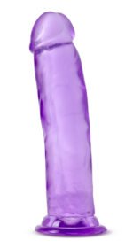 B Yours Plus Thrill N Drill Purple TPE Dildo with Suction Cup - Image 5