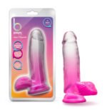 B Yours - Sugar Magnolia - 7 Inch Dildo - Fuchsia - Image 3