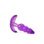 B Yours - Triple Bead Anal Plug - Purple - Image 4
