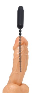 Dark Rod Vibrating Beaded Silicone Sound - Image 2