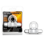 Stay Hard 10 Function Vibrating Bull Ring – Clear - Image 2