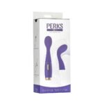 Perks Ex-1 Clitoral Stimulating Wand  and  G-Spot Vibrator - Purple