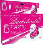Bachelorette Party Foil Balloons 9 Pack Assorted  Colors - Image 2