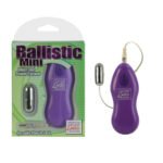 Ballistic Mini Purple Vibrating Bullet with Plug-In Jack – AA Battery - Image 2