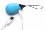 Bang 10x Silicone Vibrating Egg with Wireless Remote – Blue - Image 2