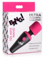 Bang - 10x Vibrating Mini Silicone Wand - Pink - Image 5