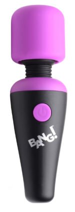 Bang - 10x Vibrating Mini Silicone Wand - Purple - Image 3