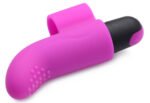 Bang Couple's Kit Vibrating Ring and Finger Sleeve Set with Blindfold – Purple - Image 4